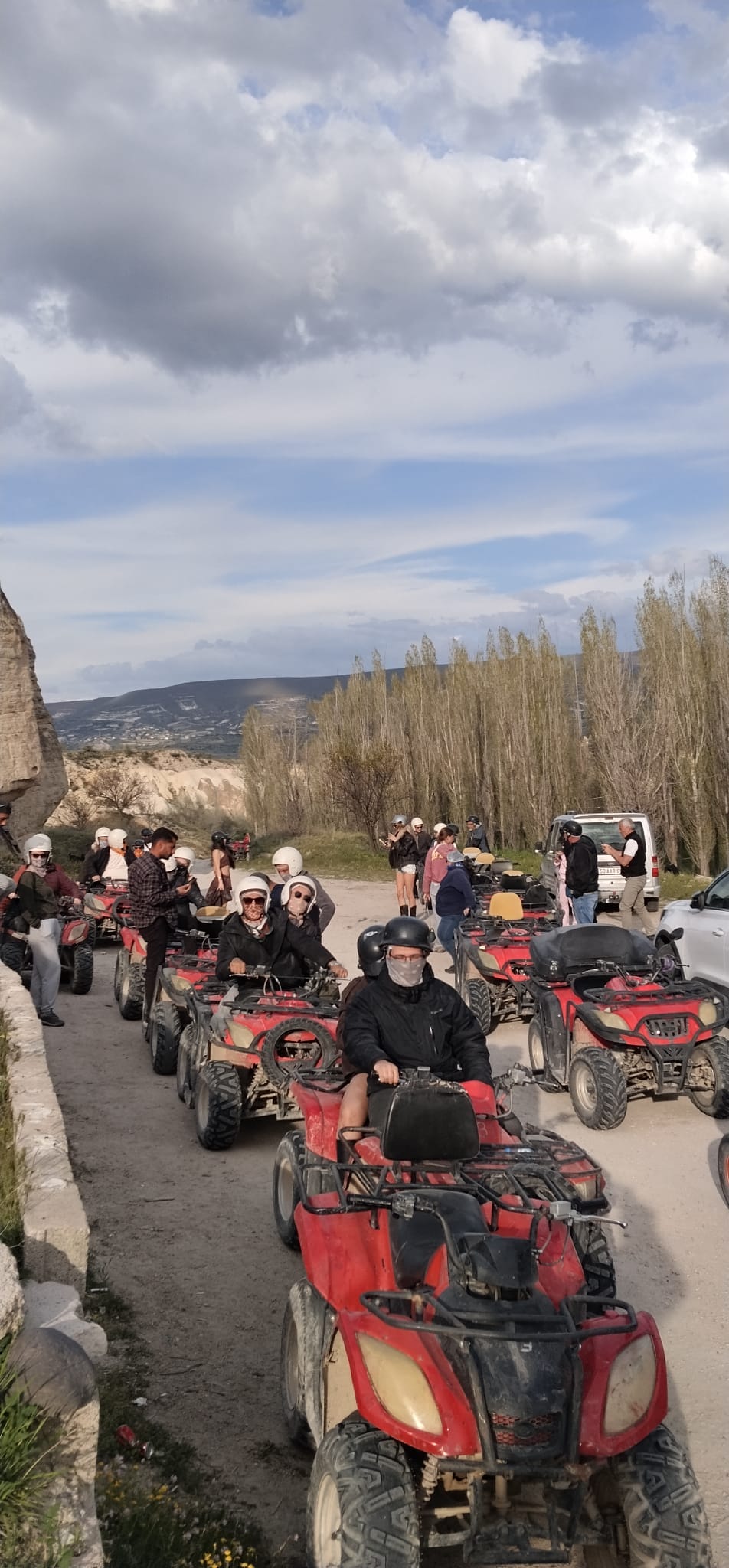 Kapadokya vadisi ve ATV grubu
